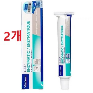 버박 CET 이중효소 반려동물 치약 닭고기맛, 70g, 2개
