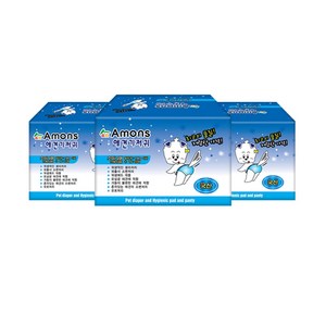 아몬스 프리미엄 암컷용 애견기저귀, 미니, 10개입, 3개