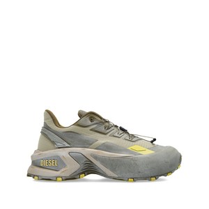 디젤 D케이지 러너 레이스업 청키 스니커즈, Europe 42.5(KR 275), 그레이계열+옐로우계열
