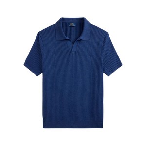 폴로랄프로렌 클래식 칼라 골지 티셔츠, 블루계열, Standard S(KR 95)