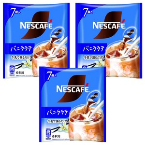 네스카페 바닐라 라테 포션, 11g, 7개입, 3개