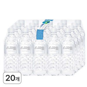 Yotta DAE 스파클무라벨 500ml 생수 물, 20개
