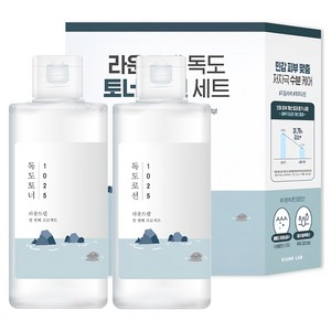 라운드랩 독도 토너 200ml + 로션 200ml 세트, 1세트