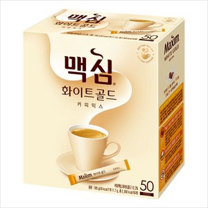 맥심 화이트골드 커피믹스 50T, 11.7g, 50개입, 1개