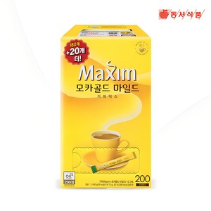 맥심 모카골드 마일드 커피믹스 200T, 12g, 200개입, 1개