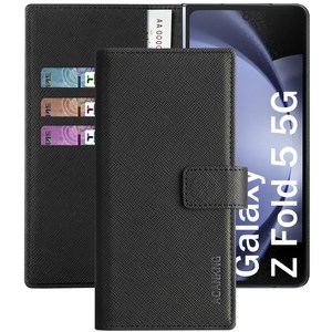 아칸크 삼성 갤럭시 z폴드5 5G 지갑형 가죽 카드수납 다이어리 휴대폰리 케이스 galaxy z fold 5 Leather wallet case 적용