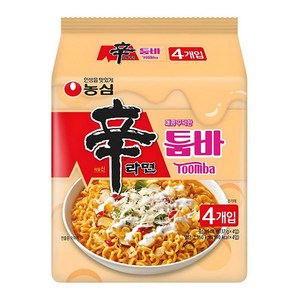 신라면 툼바 137g, 4개