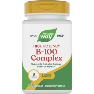 네이쳐스웨이 B-100 컴플렉스 B2 코엔자임 포함 캡슐, 100정, 1개