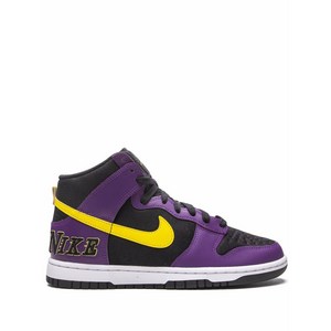 나이키 덩크 하이 레이커스 스니커즈, US men 10.5(KR 285), 블랙계열+바이올렛/보라계열