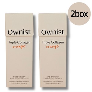 오니스트 트리플콜라겐 오렌지 14p, 280g, 2개