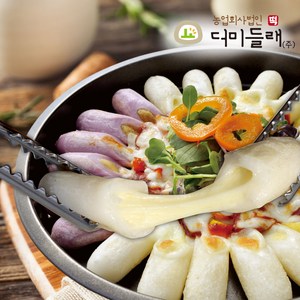 더미들래 구워먹는 더블떡 세트, 용암더블치즈떡 10봉, 10개