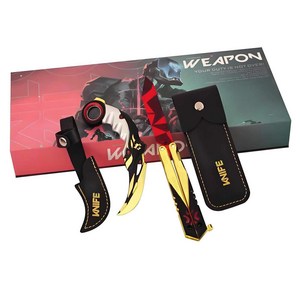 SimHm 발로란트 발리송 세트 버터플라이 나이프 챔피언스 카람빗 게임스킨 2025 valoant knife, 2종 세트, 1개
