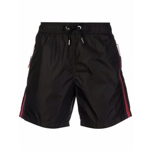 몽클레르 로고 패치 스윔 쇼츠, 블랙계열, Standard M(KR 96-180)