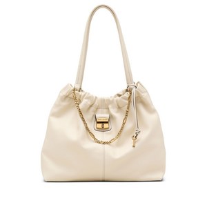 마크제이콥스 크리스티나 체인 장식 드로스트링 토트 백