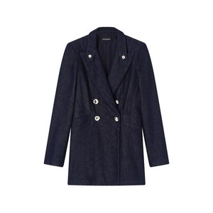 엠포리오아르마니 더블 브레스티드 코트, 블루계열, Italy 44(KR 77)