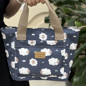 이디존 방수 옥스퍼드천 심플 대용량 핸드백