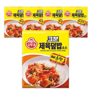 오뚜기 3분 제육덮밥소스, 150g, 5개