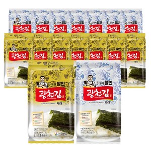 3대째 달인 재래 파래 혼합 광천김, 4g, 1개