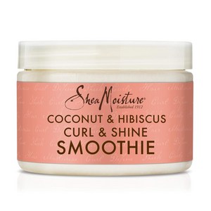 Shea Moisture 코코넛 & 히비스커스 컬 인헨싱 스무디, 340g, 1개