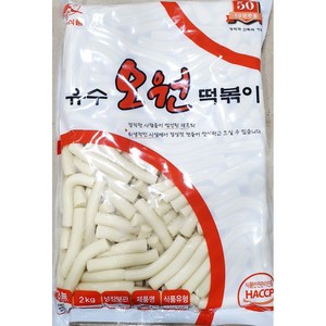 밀떡볶이떡(유수식품 오원떡 2kg) X4 업소용 밀떡, 1개, 8kg