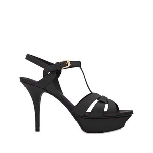 생로랑 트리뷰트 힐 샌들 105mm, Europe 36(KR 230), 블랙계열