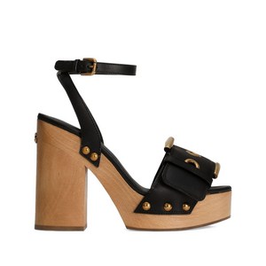 돌체앤가바나 버클 스터드 샌들, Europe 37(KR 240), 블랙계열