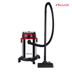 신일 원터치 자동코드감김 업소용 청소기 30L SVC-DK30L, 블랙+레드