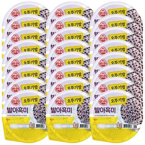 오뚜기 발아흑미 즉석잡곡밥, 210g, 24개