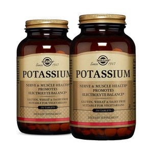 Solgar Potassium 솔가 포타슘 250정 X 2병, 2개