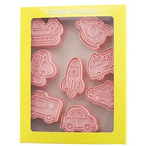 Mian Xiao Xin 비스킷 몰드 DIY 3D 입체 홈베이킹 도구 아이싱 쿠키스탬프 8종 세트 MX001