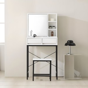 파로마 오스턴 600 수납 화장대 + 스툴 방문설치