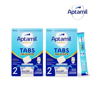 [해외무료배송] 압타밀 이지탭스 2단계 EASY TABS 간편분유 (21스틱) x 2박스, 504g, 2개