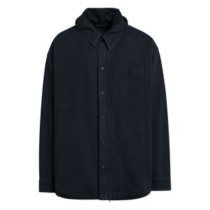 발렌시아가 buttoned hooded jacket, 블랙계열, Numeric 3(KR 110)
