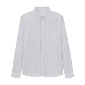 생로랑 스트라이프 긴소매 셔츠