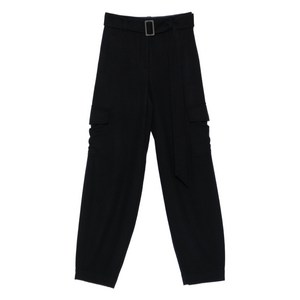 엠포리오아르마니 하이 웨이스트 팬츠, 블랙계열, Italy 40(KR 55)