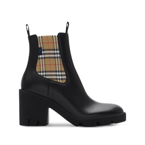 버버리 레더 첼시 부츠 85mm, Europe 40(KR 260), 블랙계열