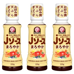 BullDog J 소스 순한 맛, 235g, 3개