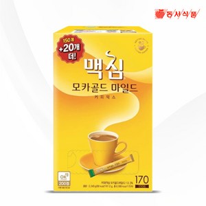 맥심 모카골드 마일드 커피믹스, 12g, 170개입, 4개