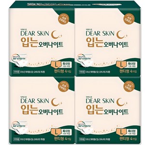 디어스킨 에어엠보 입는 오버나이트, 특대형, 4개입, 4개