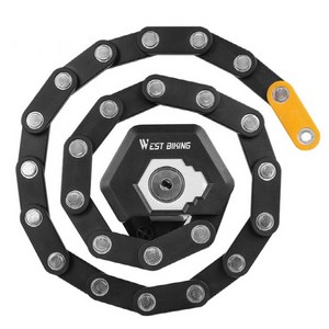 자클라이 웨스트바이킹 자전거 킥보드 자물쇠 열쇠 유락 관절락 도난방지 YP5045, 1개