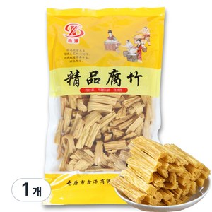 홍홍 중국식품 중국 신원 자른 푸주 500g 건푸주 절단푸주 정품푸주 유바, 1개