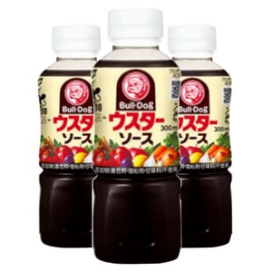 Bulldog 불독 우스타 소스 300ml 3팩, 300ml, 3개