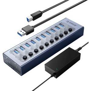 오리코 7포트/10포트/13포트/16포트 유전원 USB허브 AT2U3