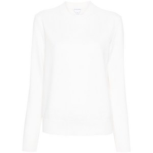 보테가 베네타 크루 넥 골지 니트 스웨터