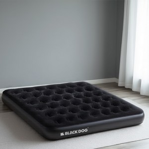 BLACKDOG 플록 자동 내장형 에어펌프 에어매트 더블 CBD2450WS027