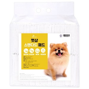 펫샵 스탠다드 반려동물 중형 배변패드 무향 18g, M(40 x 50 ..., 100개입, 1개
