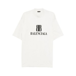 발렌시아가 Nano BB cotton T-Shirt, 그레이계열, Standard M(KR 105)