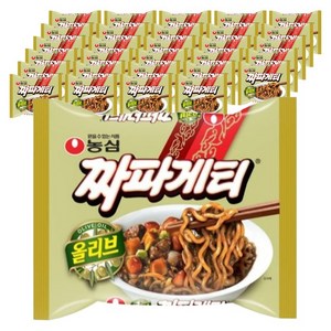 농심 올리브짜파게티 140g x20개 1박스 자취템 쏘울푸드 분식 학생 완내스 쏘울푸드, 120개