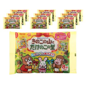 메이지 버섯산과 죽순 마을 8개입, 92g, 10개