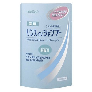 쿠마노 메디케이티드 린스 인 샴푸 약산성 리필용, 350ml, 1개